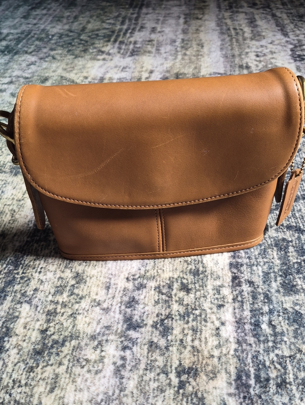 Coach Tan Leather Crossbody Bag